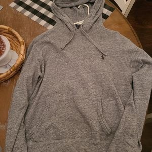 Polo Raulph Lauren Grey Hoodie Size Small